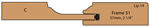 Allstyle Cabinet Doors : Cutaway of Riddall Kitchen Cabinet Door